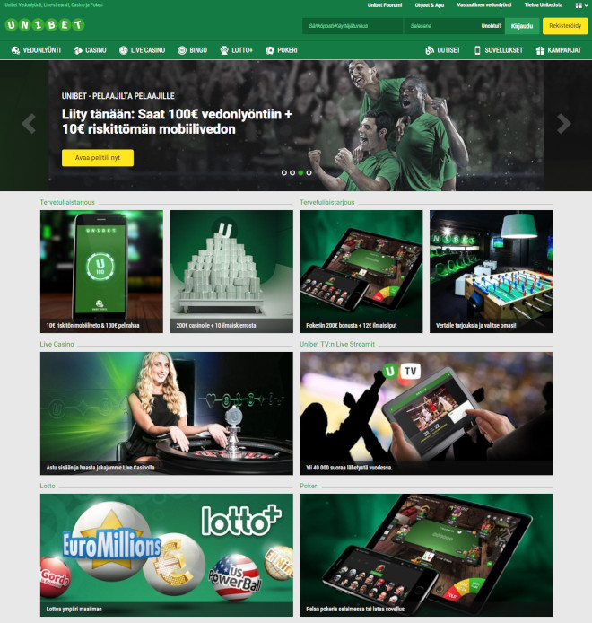 Unibet kokemuksia ja arvostelu kertoo Unibetin tarjonnasta, miksi se on hyvä valinta pelaajille.