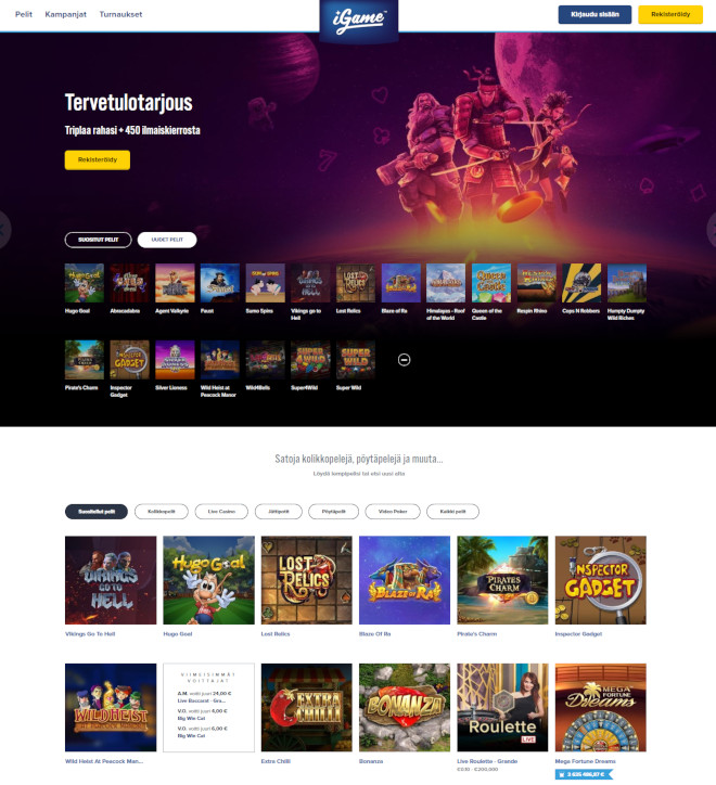 iGame kokemuksia ja arvostelu kertoo sivuston tasosta, tarjouksista ja luotettavuudesta