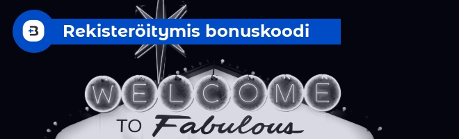 Rekisteröitymisbonuskoodilla saa tervetuliaisbonus ja talletusbonus