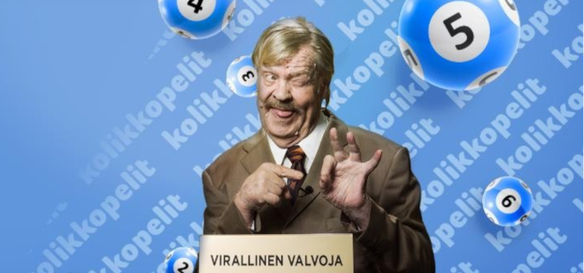 Vesku Loiri toimii Virallisena valvojana Kolikkopelit lotto -pelissä