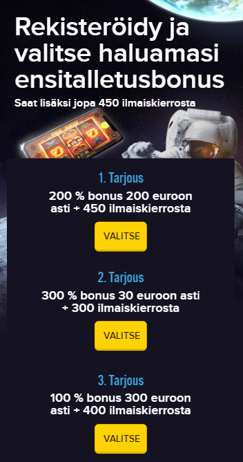 iGame 200% 300% 400% talletusbonus