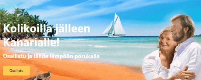 Kolikkopelit kolikolla kanarialle kampanjakuva