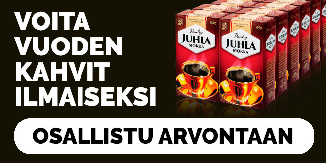 päiväkahvit voita vuoden kahvit ilmaiseksi