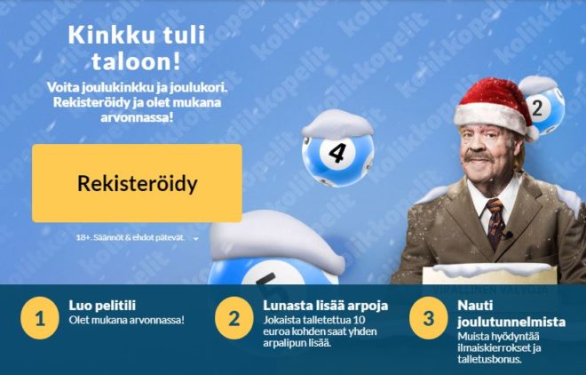 Kolikkopelit.com Kinkku tuli taloon kampanjassa voit voittaa joulukinkun ilmaiseksi
