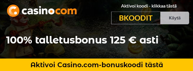 Casino.com kampanjakoodi