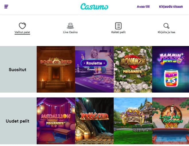 Casumo casino 2019 kokemuksia