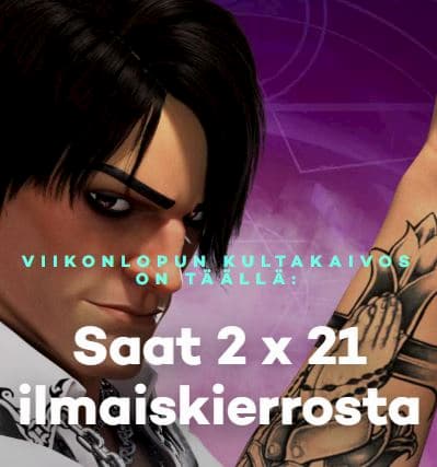 viikonlopun ilmaiskierroksia 21.comssa