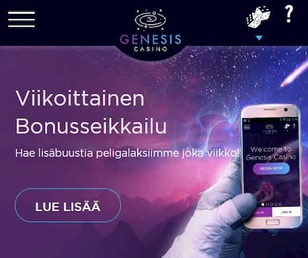 Genesiscasino ilmasia pyöräytyksiä maanantaisin