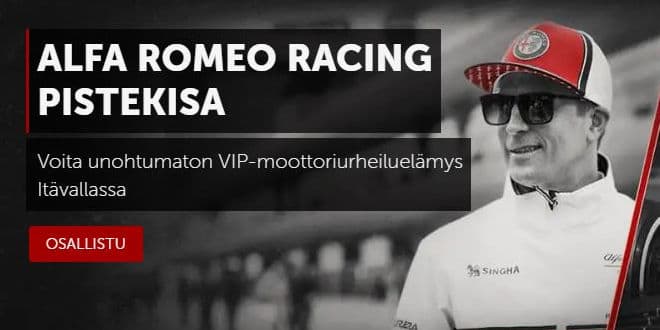 Betsafe Kimi Räikkönen ja Alfa Romeo