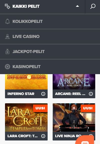 ninja casino pelit tarjoavat kaikille pelattavaa