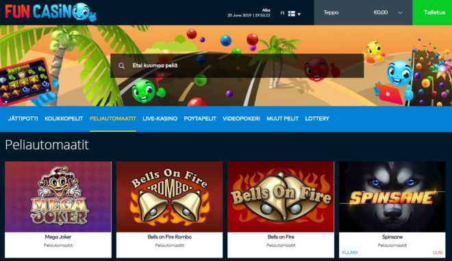 FunCasino on melko uusi luotettava nettikasino