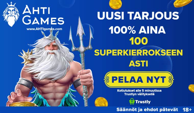 Superkierrokset ovat Ahti Games casinon erikoistarjous