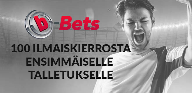 b-bets 100 ilmaiskierrosta
