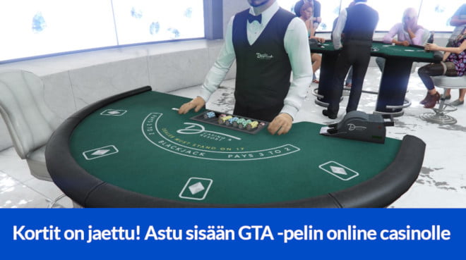 GTA Online casinolla pääset jännittämään kasinopeleistä