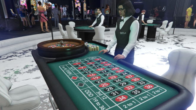 Ruletti GTA Online casinolla