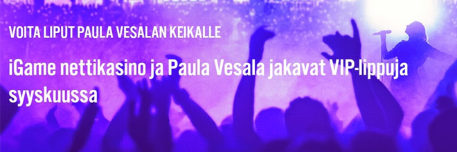 Paula Vesala iGame arvonta