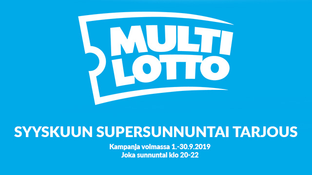 Multilotto supersunnuntai tarjous