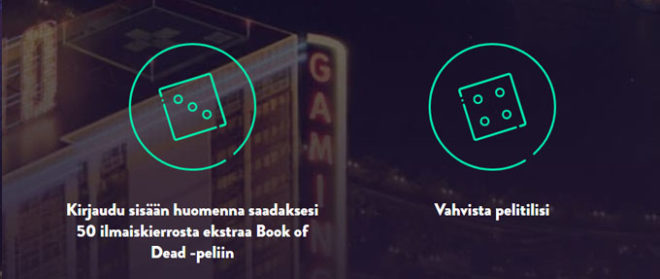 Toinen osa Dunder Casino bonuksia