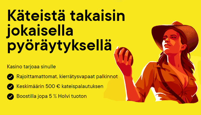 Tämä uudistunut talletusbonus antaa paljon mahdollisuuksia