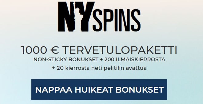 NYspins talletusbonus