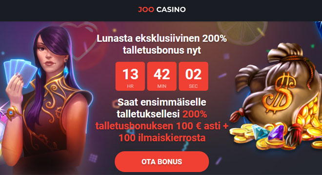 JOOCasino ensitalletusbonus