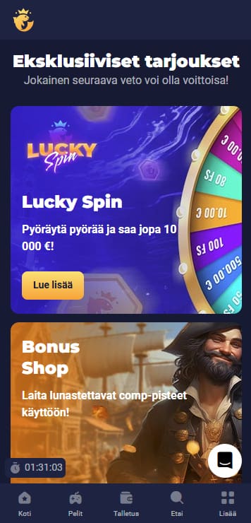 Joocasino.com mobiilissa