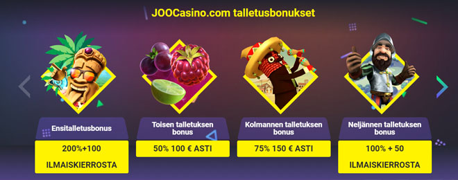 JOO Casino bonus