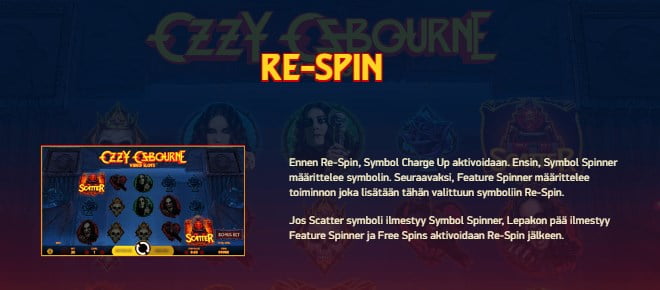 Ozzy Osbourne pelin ohjeet osa 6 Re-spin uudelleenpyöräytys