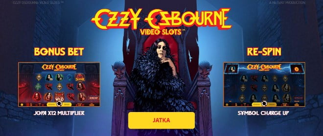 Ozzy Osbourne peli on uusi peli Netentiltä