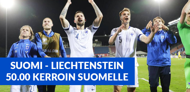 50.00 kerroin suomen voitosta