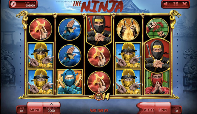 The Ninja kolikkopeli