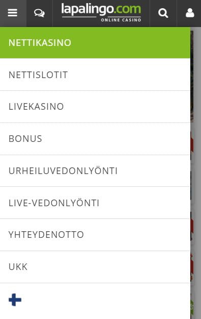 Mobiilikäytettävyys Lapalingo.com-sivustolla on huikea