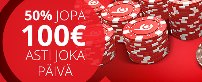 bCasino päivittäinen bonus