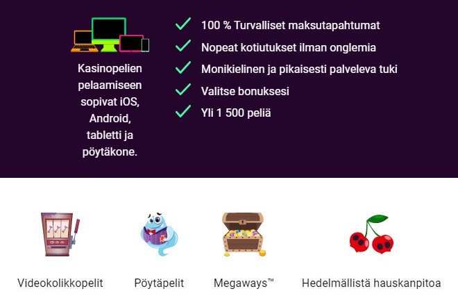 Uusi Boo Casino on selkeä ja hauska nettikasino