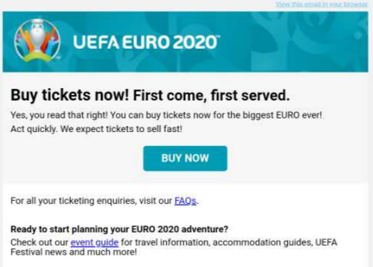 Virallinen sähköposti uefalta