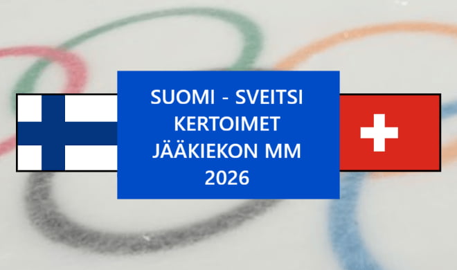 Suomi-Sveitsi kertoimet 2026 – Jääkiekko MM-kisat finaali vedonlyönti