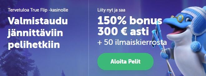 Trueflip uuden asiakkaan edut