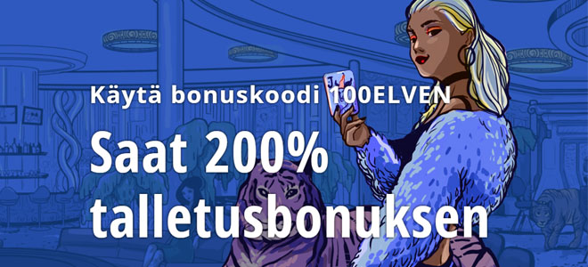 Vulkan vegas bonuskoodilla jopa 200% bonus