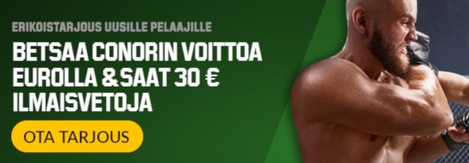 unibet ilmaisvedot conor mcgregor vs. cerrone