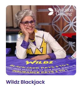 Wildz.com tarjoaa myös oman Live blackjack pelin