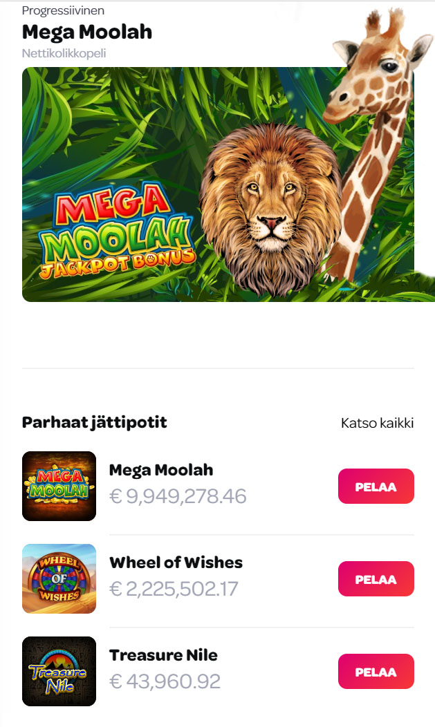 Sivusto on erittän tyylikäs myös mobiilissa