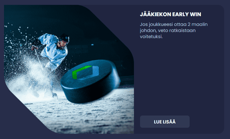epicbet early win bonus on mainio lisä jääkiekon mm-kisjojen veíkkaamiseen