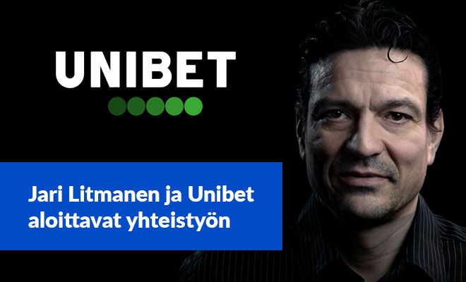 Jari Litmanen ja vedonlyöntisivusto Unibet aloittivat yhteistyön