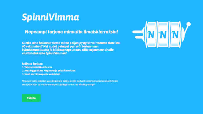 Spinni Vimman säännöt