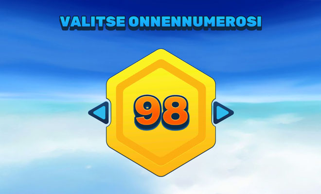 Voit valita oman onnenumerosi