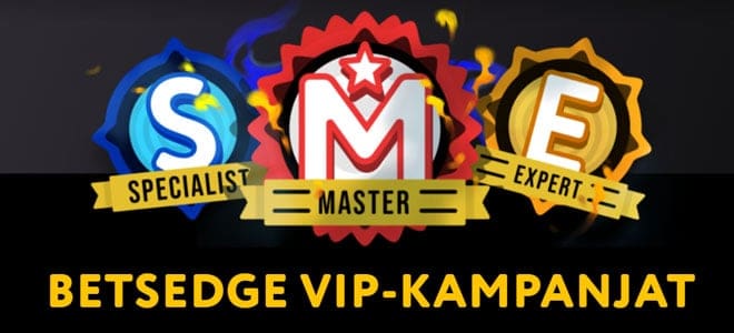 Betsedge VIP-kampanja on yksi tämän kasinnon tärkeimmistä ominaisuuksista