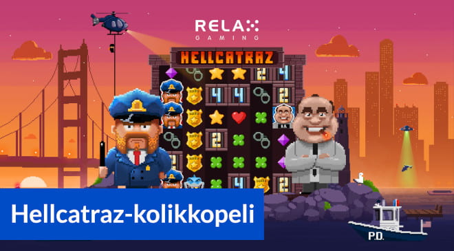 Hellcatraz slot eli kolikkopeli on Relax Gaming pelituottajan uusi peli