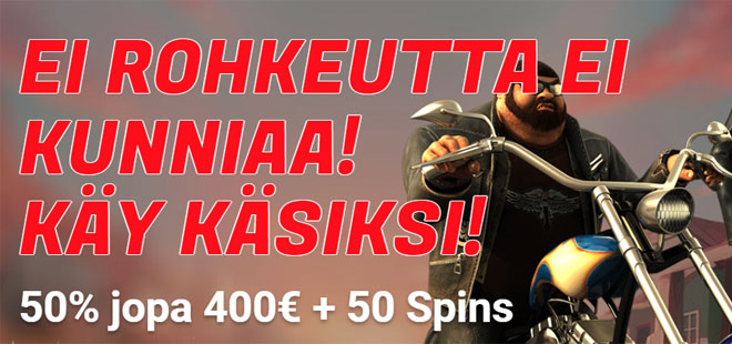 Sons of Slots casino bonuksen avulla pääsee loistavasti käsiksi peleihin