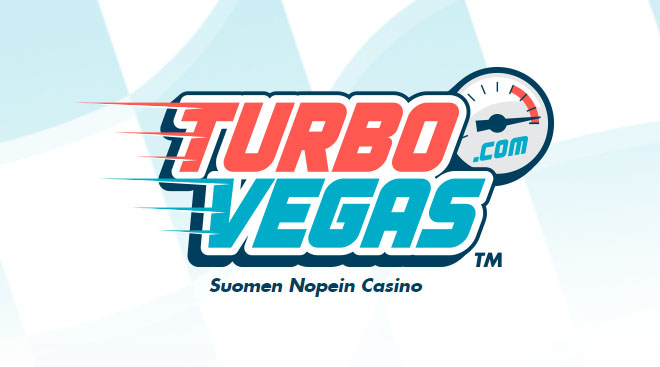TurboVegas kasinon logo kansikuvassa