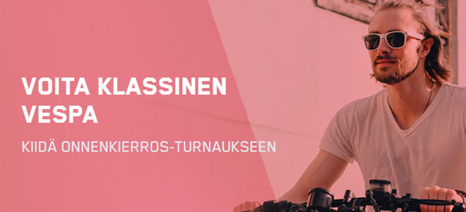 Maria Casino antaa yhdelle pelaajalle Vespa skotterin